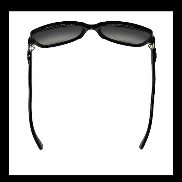 Giorgio Armani 756/s Authentic Oversized Sunglasses Black Grey Women’s Square - Picture 6 of 12